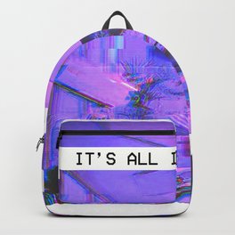 Vaporwave Aesthetic Style Emotional Dream Gift for sad boys and girls Backpack