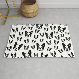 SPECIAL CHRISTMAS GIFTS for the Boston Terrier lover from MONOFACES in 2021 Rug