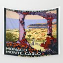 Vintage poster - Monaco Wandbehang