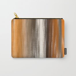 Orange Carry-All Pouch | Light, Brown, Colorful, Mix, Abstract, Dryoil, Cream, Painting, Digital, Day 
