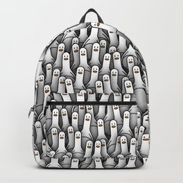 Geese army Backpack | Crowd, Poultryyard, Bird, Digital, Gooses, Herd, Pattern, Curated, Farmer, Goose 