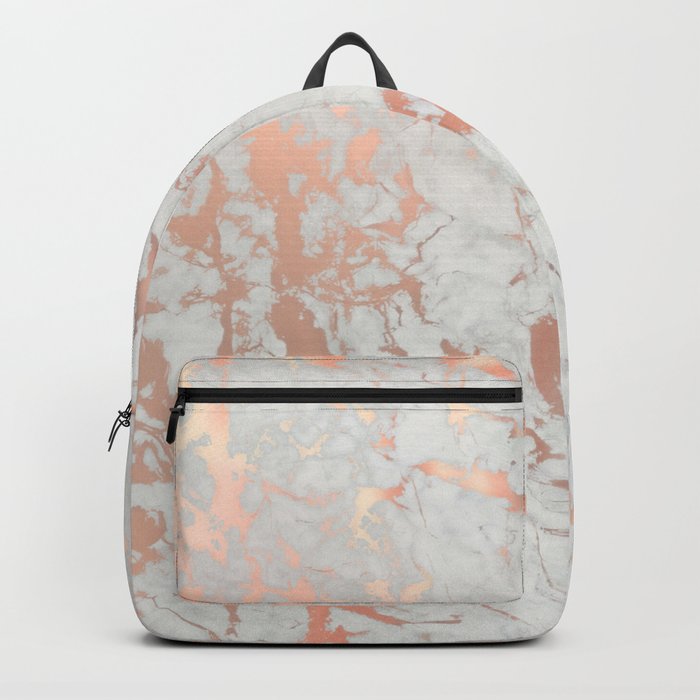 rose gold bookbag