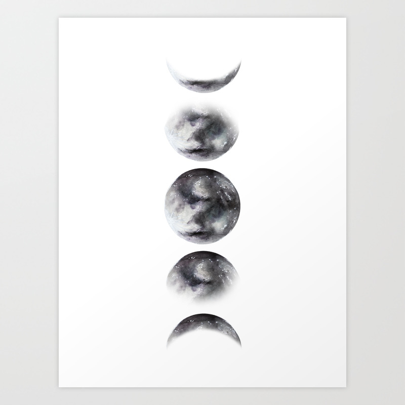 Moon Phases Watercolor Painting Art Print By Ccartstudio Society6 Find stockbilleder af watercolor painting moon stars i hd og millionvis af andre royaltyfri stockbilleder, illustrationer og vektorer i shutterstocks samling. moon phases watercolor painting art print by ccartstudio