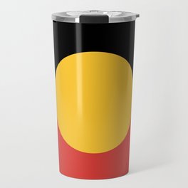 Australian Aboriginal Flag Travel Mug