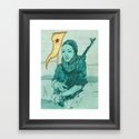 YPJ Female Syrian Army Gerahmter Kunstdruck