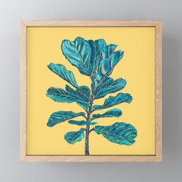 Fiddle Leaf Fig Framed Mini Art Print