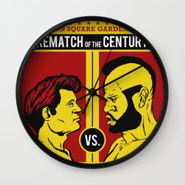 Rematch of the Century Wall Clock