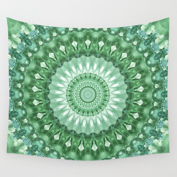 emerald green tapestry