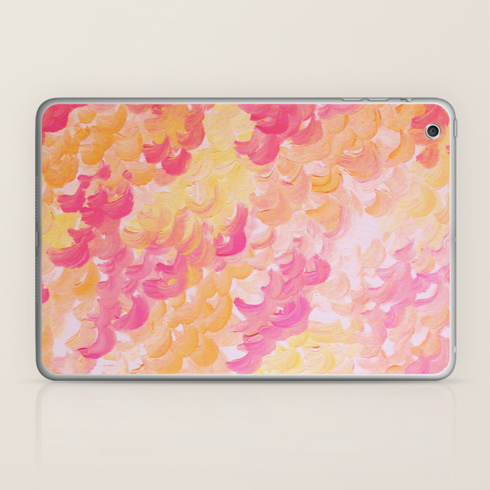 Pink Plumes Soft Pastel Wispy Pretty Peach Melon Clouds