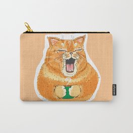 cat good morning Carry-All Pouch
