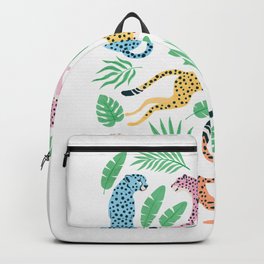 The Stare: Pastel Rainbow Cheetah Edition Backpack