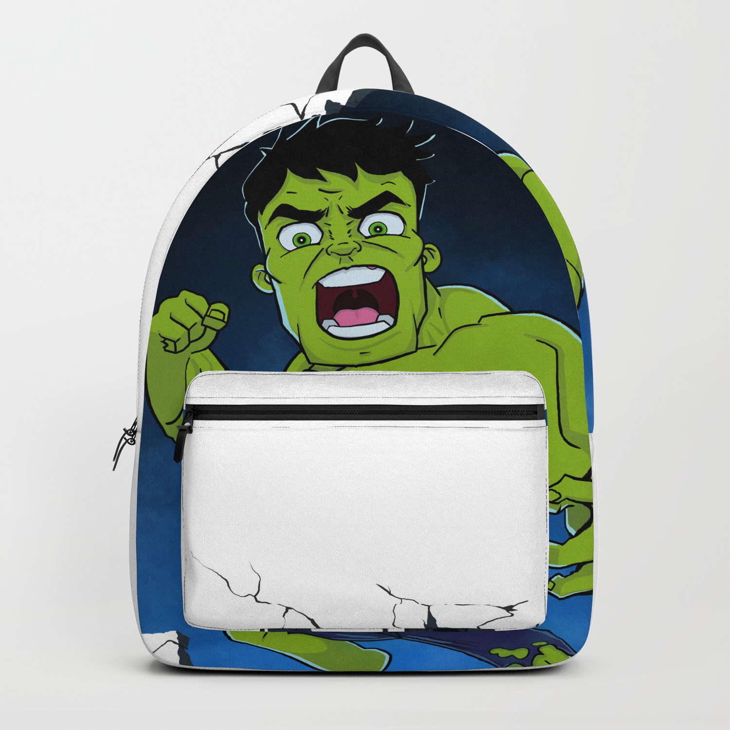 Chibi Hulk Smash Backpack By Allbroke Society6