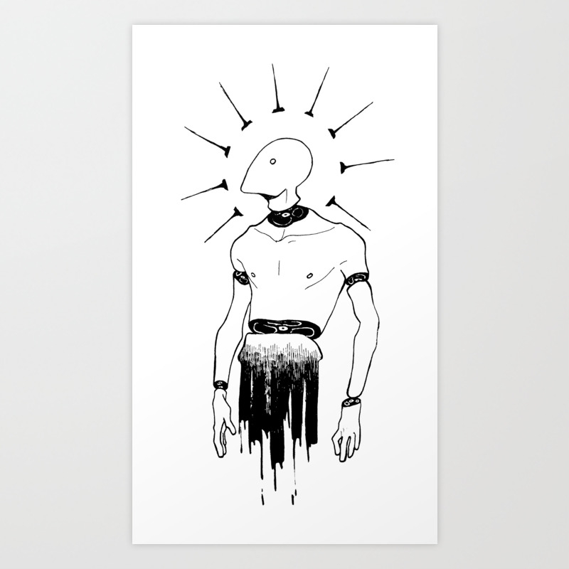 Inktober 2016 Gore Day Art Print By Svnddlsnts Society6
