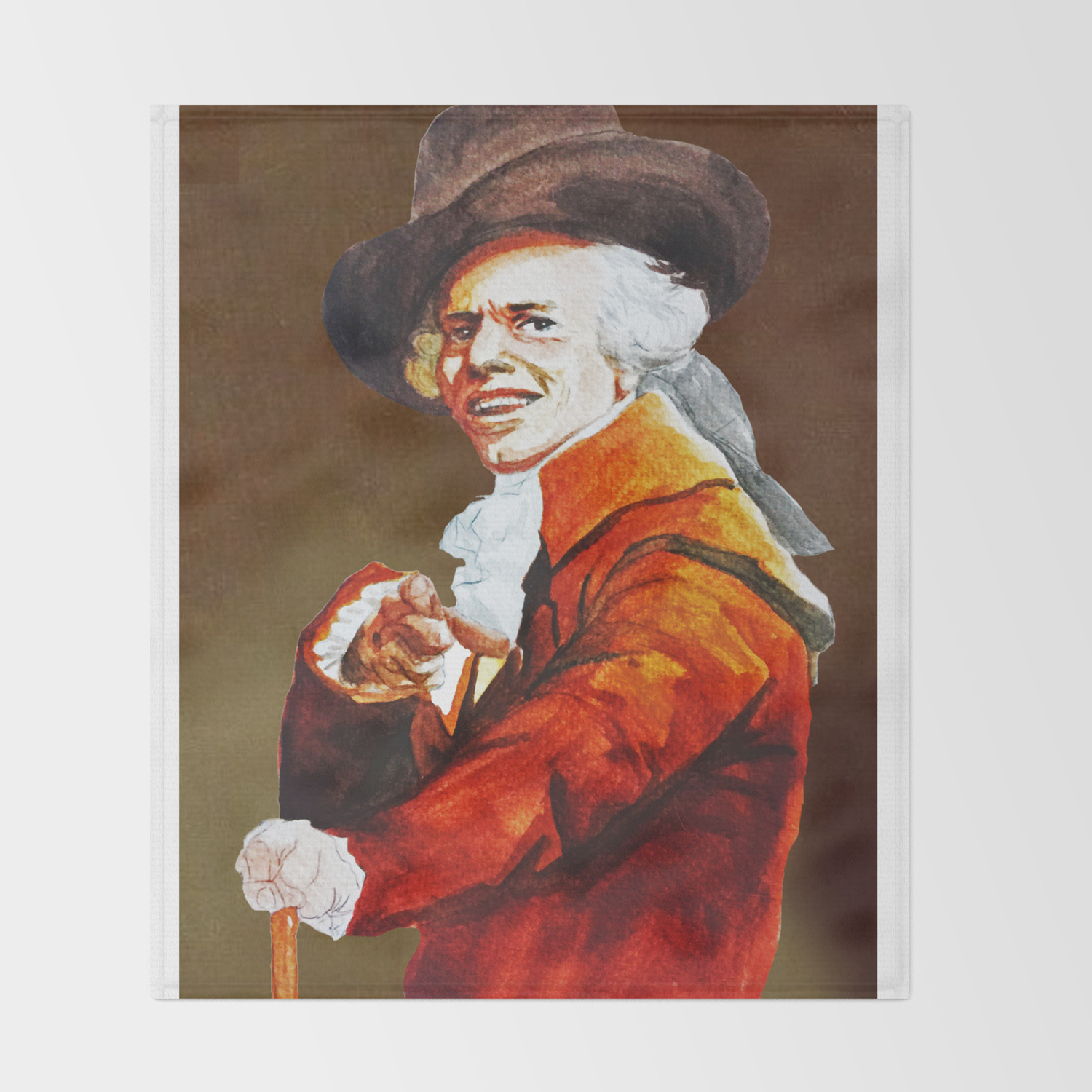 Joseph Ducreux Meme Archaic Rap Classical Art Throw Blanket By Bypepperana Society6