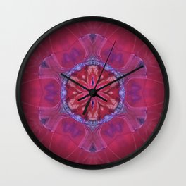 Abstract Fruit Red Cool Star Wall Clock
