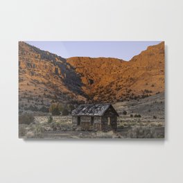 Catlow Cabin Metal Print | Photo, Oregon, Landscape, Cabin, Western, Digital, Color, Easternoregon, Oldwest 