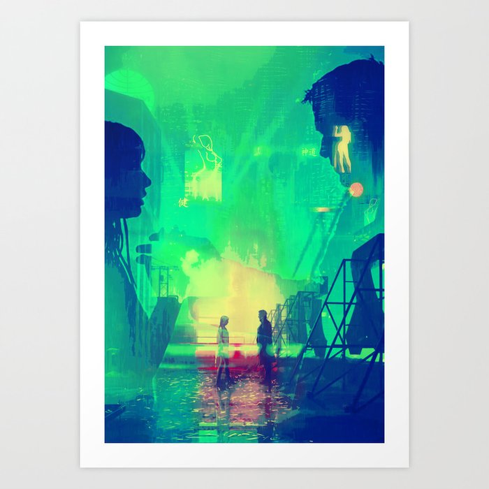 Blade Runner Painting Poster Prints Blade Runner 2049 M1 Art Print By Arsalanes Society6