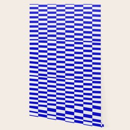 blue checkered wallpaper for any decor