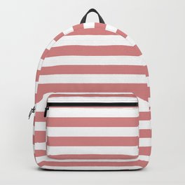 Rose Gold Stripes Backpack