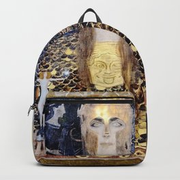 Pallas Athena by Klimt Brothers Gustav and George Backpack