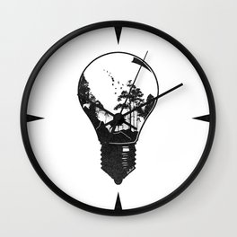 Terrarium Wall Clock