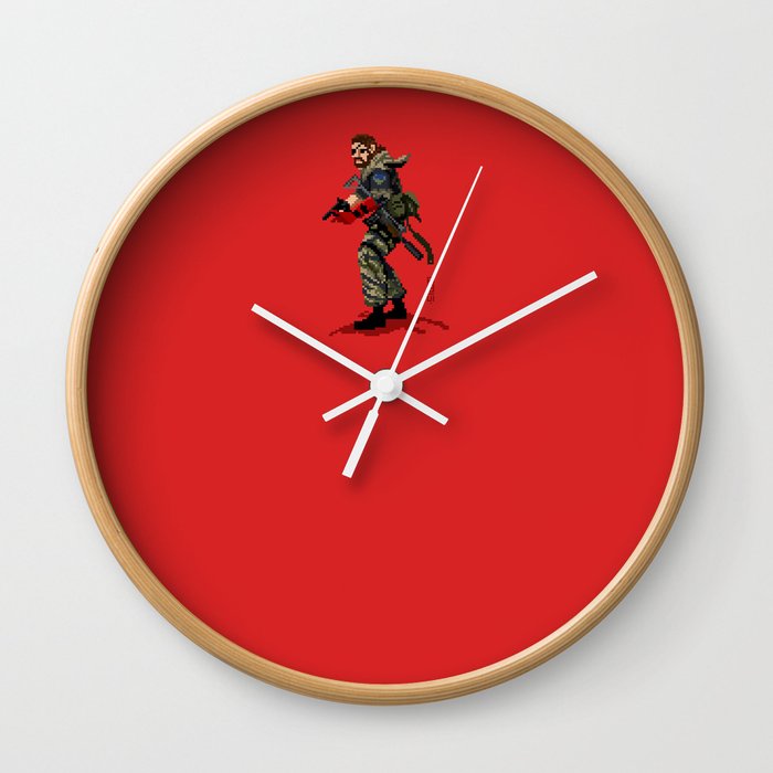 Metal Gear Solid V Venom Snake Wall Clock By Aaryaa Society6 - Gear Wall Clocks Metal Metal Gear Solid V Venom Snake Wall Clock By Aaryaa Society6 - Gear Wall Clocks Metal