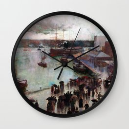 Charles Conder Departure of the Orient Circular Quay Wall Clock