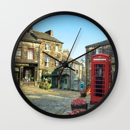 Summer Comes To Haworth Wall Clock