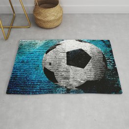 Soccer print variant 2 Rug