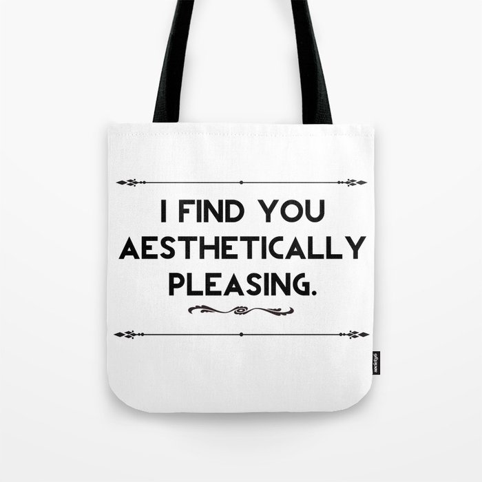 Aesthetic Tote Bag By Littlemisslevesque Society6