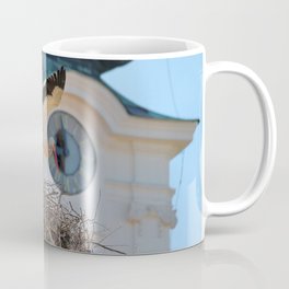 Lovely Wonderful Stork Nest Church Tower Ultra HD Coffee Mug