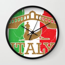 Italy Rome Milan gift Italian Wall Clock
