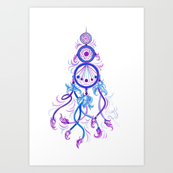 Purple dream catcher