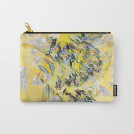 Yellow Flower Storm Carry-All Pouch