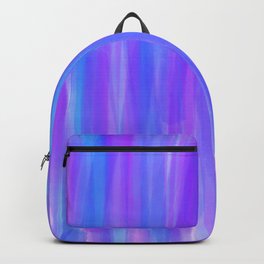 Moonlight Blue Purple and Fuschia Watercolor Backpack