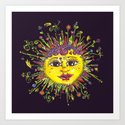 Sun Art Print by aubreeeisenwinter | Society6