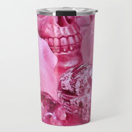 Pink Skull Travel Mug