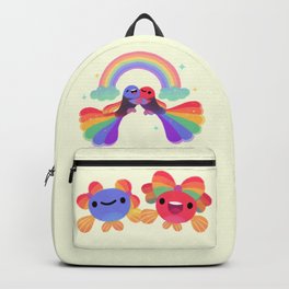 Rainbow guppy 2 Backpack