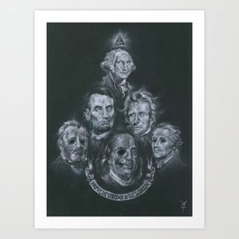 Dead Presidents Art Print