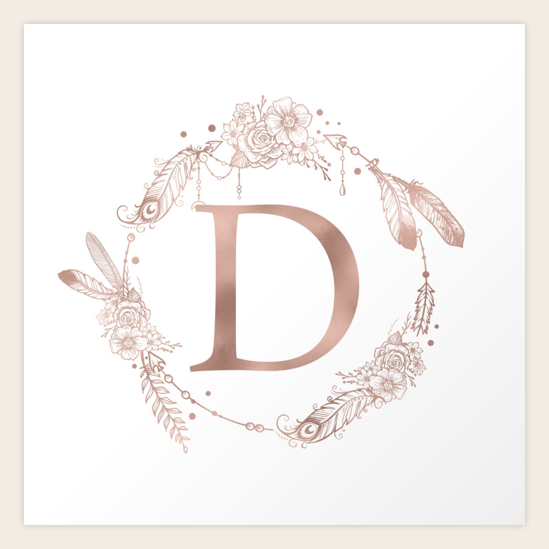 letter d rose gold pink initial monogram art print by naturemagick society6 letter d rose gold pink initial monogram art print by naturemagick