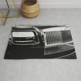 Rolls Grille // Black Luxury Car Close Up Photography Expensive Ultra Wealthy Autos Rug