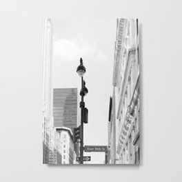 East 36th street - Traffic sign - Newyork City | Travel photography | art print | Wall art Metal Print | Nyc, Ny, Newyork, Manhattan, Urban, Traffic, Mta, Digital, Photo, Black And White 