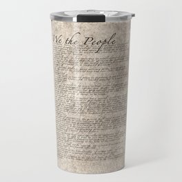 United States Bill of Rights (US Constitution) Travel Mug