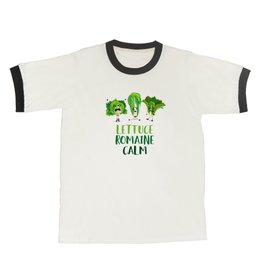 Lettuce Romaine Calm T Shirt | Stress, Green, Graphicdesign, Salad, Vegetarian, Calm, Garden, Anxiety, Gardener, Funny 