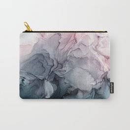 Blush and Payne's Grey Flowing Abstract Painting Tasche | Decor, Ink, Contemporary, Navy, Digital, Light, Blushpink, Fluidart, Grey, Abstract 