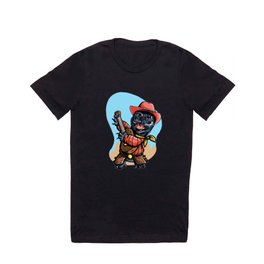 Cowboy Stitch x Billy (Rock-a-Billy) T-shirt | Drawing, Art, Guitar, Cowboy, Dog, Digital, Western, Music, Cartoon, Animal 