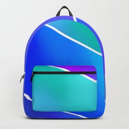 Blue Abstract Collage 5 Backpack
