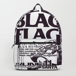 Black Flag Show Flyer Backpack