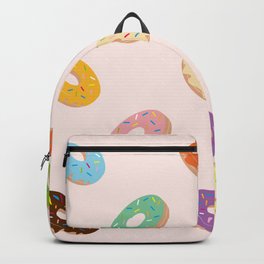 Donuts Pattern | Pastel Pink Backpack
