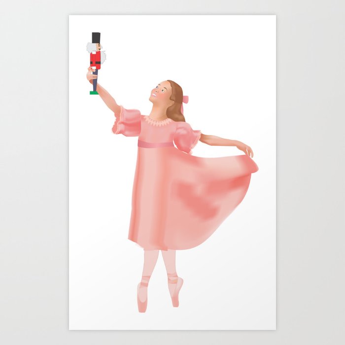 Clara The Nutcracker Art Print by Sporty Girl Designs Society6